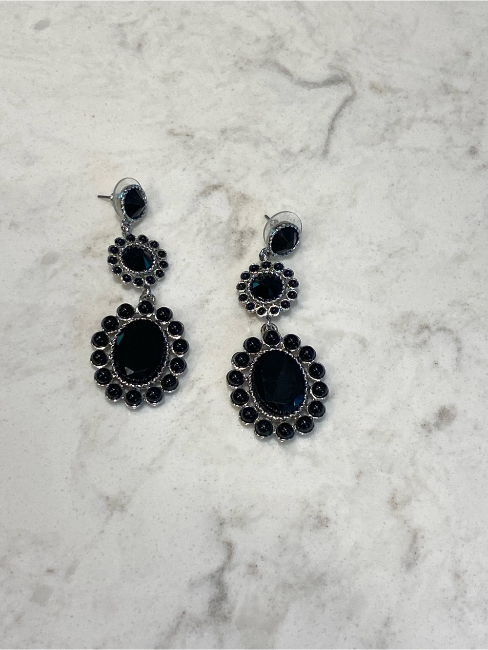 Elegant Black  Drop Earrings - Women Jewelry